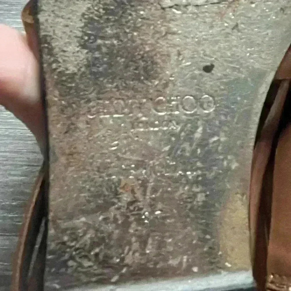 Jimmy Choo Brown Strappy Sandals - Picture 5 of 6